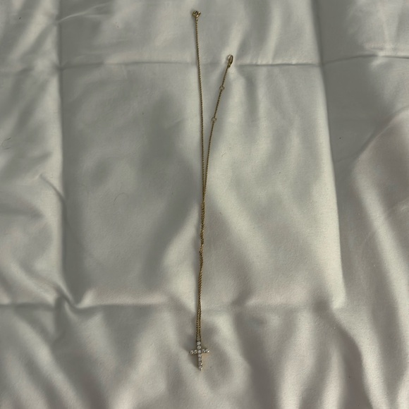 Nadri Gold Cross Pendant - Picture 3 of 5